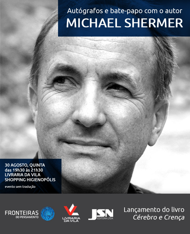 convite Michael Shermer destaques ceticismo 